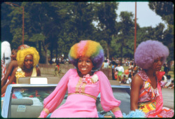 shewhoworshipscarlin:  Annual Bud Billiken Day Parade on Chicago’s South Side, 1973.