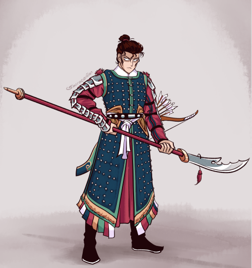 I gathered so many reference pics of Ming dynasty Chinese armours that I had to channel it somewhere