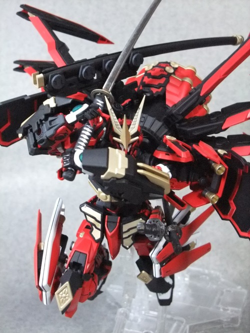 Five amazing gundam astray custom of the day : 1. Astray - Optimus Prime Custom Build, ~by Paganic A