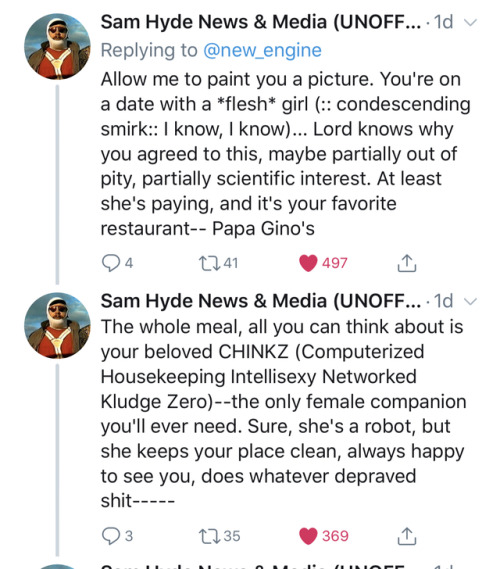 incelxwaifu:Sam’s twitter is always a ride