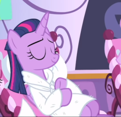 kartoonkorner: From a short that premiered on Hasbro’s channel on youtube, Twilight with a slick back hair style thing going on