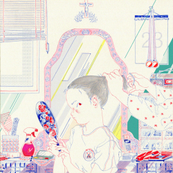 imagesfromitsnicethat: Hwashin Choi revisits her lonely childhood through exquisitely detailed drawings (see more)