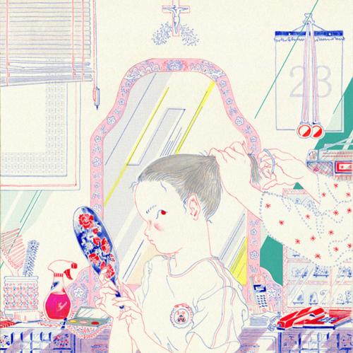 imagesfromitsnicethat:Hwashin Choi revisits her lonely childhood through exquisitely detailed drawin