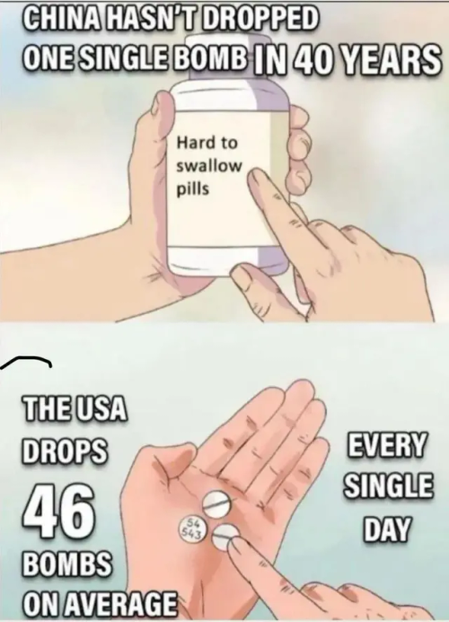 Yes, America Bad.