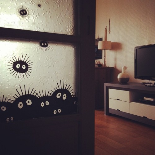estelio:  I might have the cutest soot spirit infestation ever. #ghibli 
