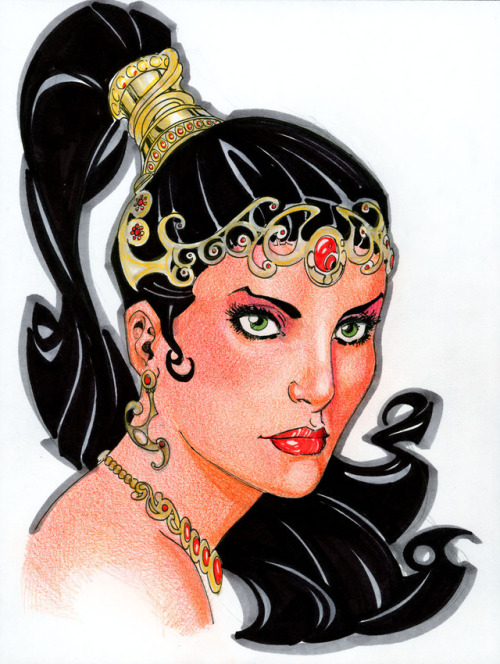 balu8: Dejah Thoris by Aaron Lopresti