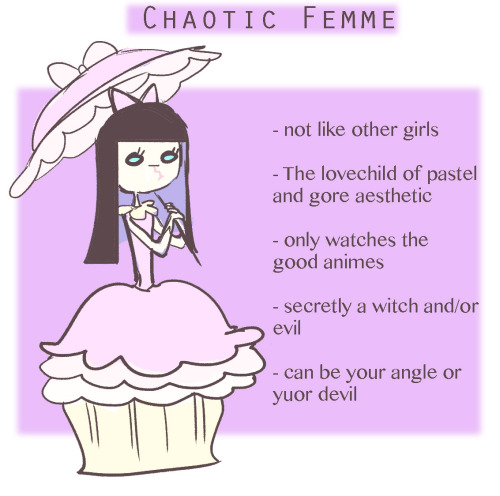 katblaque: bedupolker: Look ma! I made a tag yourself/alignment chart meme! sapphic girl stereotypes