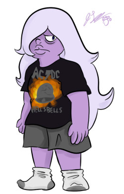 I got the idea from this post by Papillonart. Try drawing your favorite gem in your current outfit!