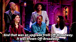 janel-moloney:Charlie Rose interviews the cast of Hamilton