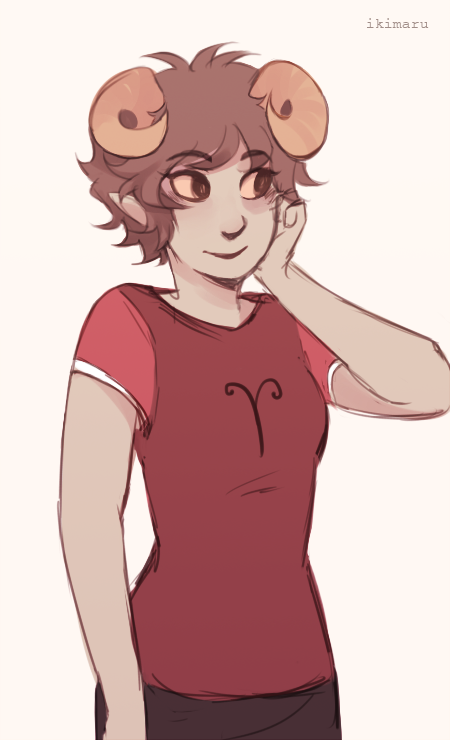 Anonymous: Feferi, Vriska and Aradia with short hair and Terezi Kanaya and Nepeta