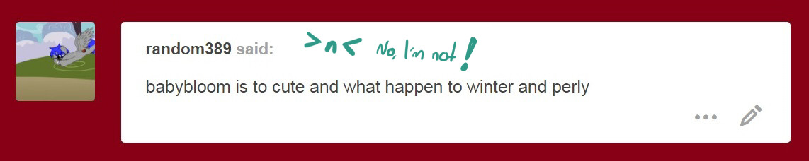 asklittleapplebloom:That was close =w= (asked by Anon, @random389, @lockezero, @askshadowandfriends-anything