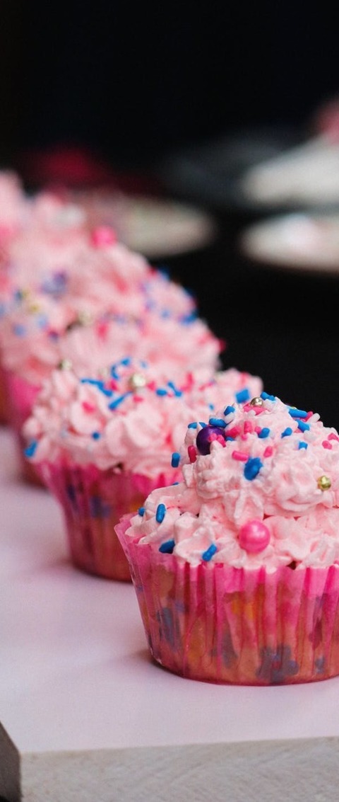 Pink Cupcakes With Sprinkles Recipe