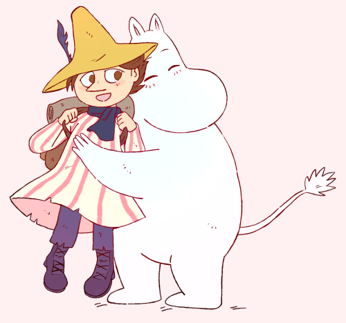 disgusting-little-fella: it makes me SOFT when people draw Moomin big :’)