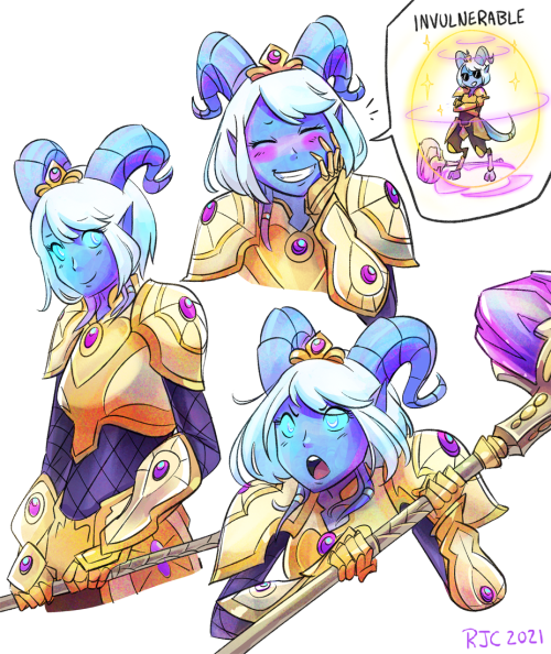 kirrys:some anime-style drawings of Yrel from HotS <3