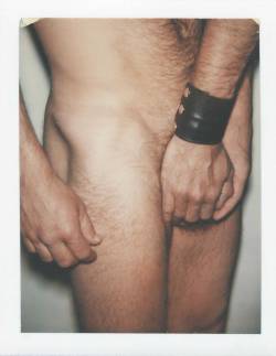 ohthentic:  robertdarling:  ANDY WARHOL (1928-1987) Nude Male Model unique polaroid print 4¼ x 3 3/8 in. (10.8 x 8.5 cm.) Executed circa 1977. © 2015 The Andy Warhol Foundation for the Visual Arts, Inc.  Oh 