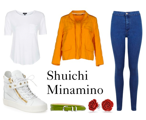 shoujoiwa:Anime Looks (2/?): Shuichi Minamino (Kurama). Bold and brash. The orange jacket is bound t