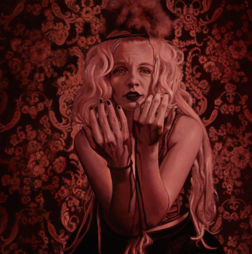 strange painting by Pamela Wilson from California