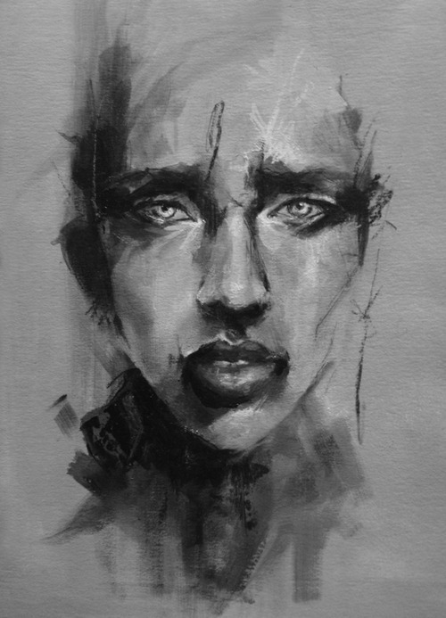 c-isnenegro:  Nina Frutos (Barcelona, Spain) - Alena, 2012      Paintings 