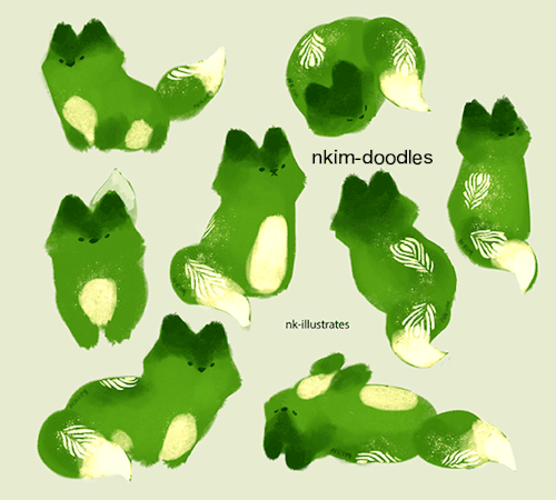 nkim-doodles:Master post of my Honey Milk, Matcha, Milk Tea, and Thai Tea foxes!@mpuzzlegirl