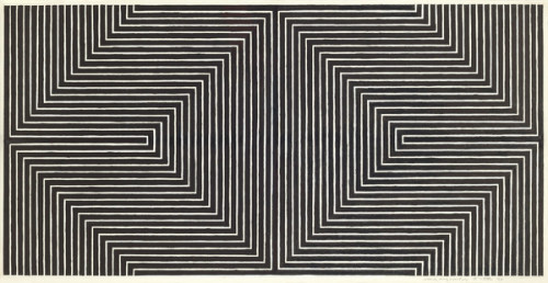 yama-bato:  Frank Stella | Black Study I, 1968  