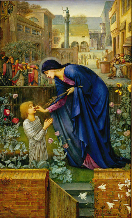 The Prioress&rsquo;s Tale by Edward Burne-Jones, 1865-1898.