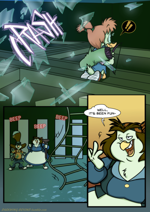 Prologue Page 32—Snark: Their ride is here– have fun being blown to smithereens, Darkwin