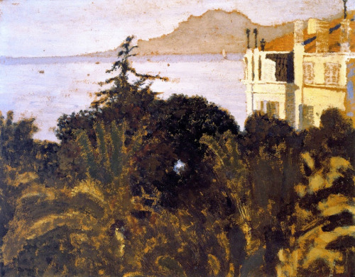 Cannes, Garden on the Mediterranean -  Edouard Vuillard 1901