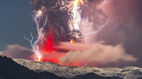 Porn Pics renamonkalou:  Villarrica and Llaima volcanos