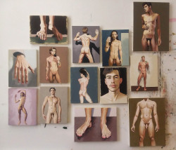 Christophersousa:  These Small Figure Studies (Most Are 9 X 12″, Some A Bit Larger)