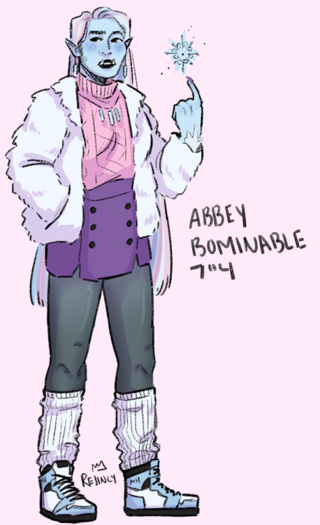 rejincy:one (1) monster high redesign. abbey was my favorite mh character when i was younger, which 