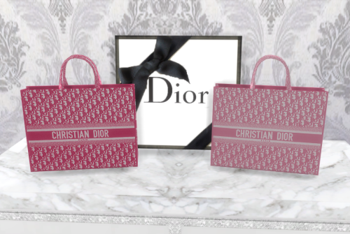 platinumluxesims: CHRISTIAN DIOR BOOK TOTE - PINK EDITION So here’s the pink edition of my
