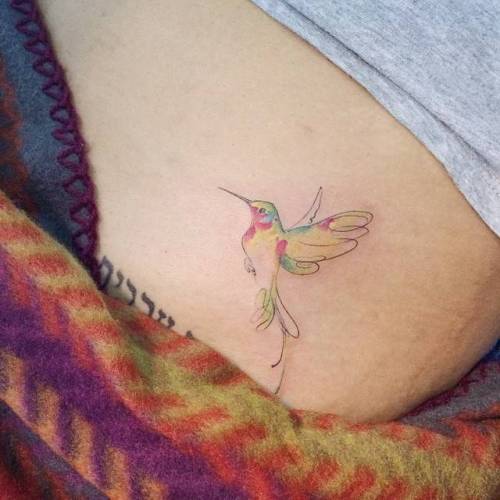 Watercolor Hummingbird Tattoo by SMHartwork on DeviantArt