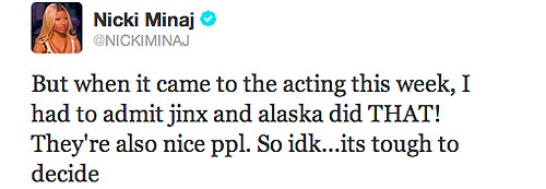  Nicki Minaj has spoken on Twitter !  