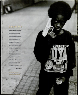 workhardforthis:Vibe Magazine - Brick City by Jonathan Mannion 1997