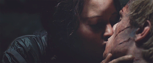 itsfinnick:  This is the first kiss that we’re both fully aware of. Neither of us hobbled by sicknes