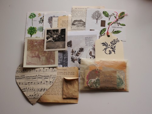 favoritejournal:  Save Trees - journal / scrapbook / letter kit Just updated my etsy shop. Come chec