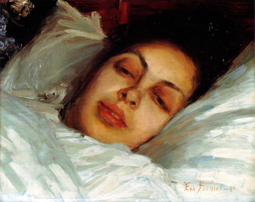 paintingispoetry:Eva Bonnier, Convalescent, adult photos