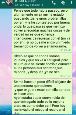 Este chico ,Llego a mi vida 10 meses despues de que el amor de mi vida haya salido de ella destrozando mi corazon y mi alma.Despues de tanto dolor regresa cuando soy feliz e introduce panico en mi mente.Daniel es un chico al que quisirra darle todo pero