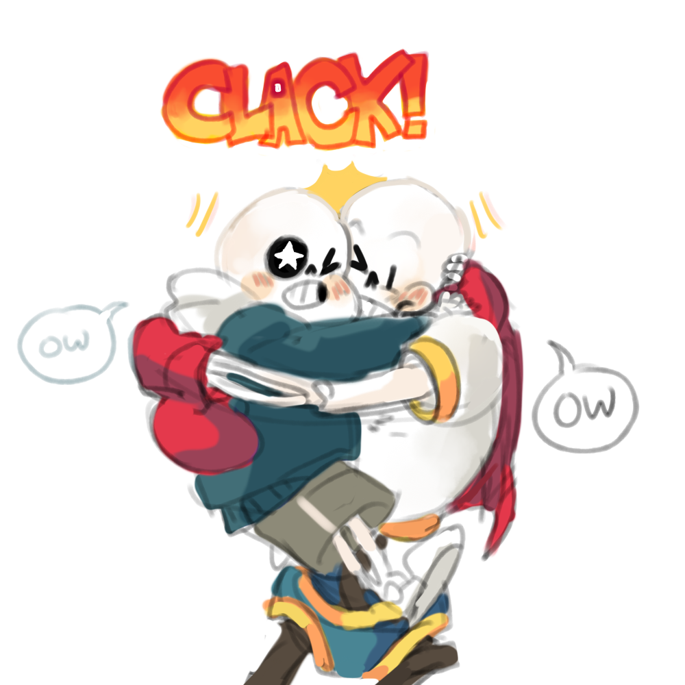 binart:their hugs are probably a little bit BONY…. but that’s okay they love