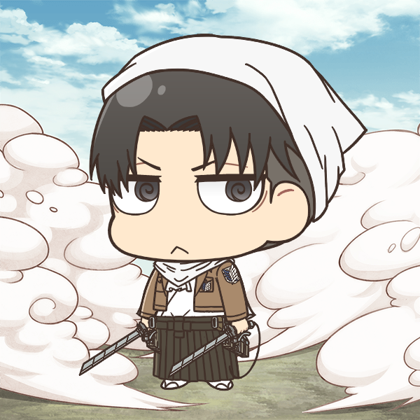 Design your own chimi chara for Shingeki no Kyojin!(These Mikasa &amp; Levi are