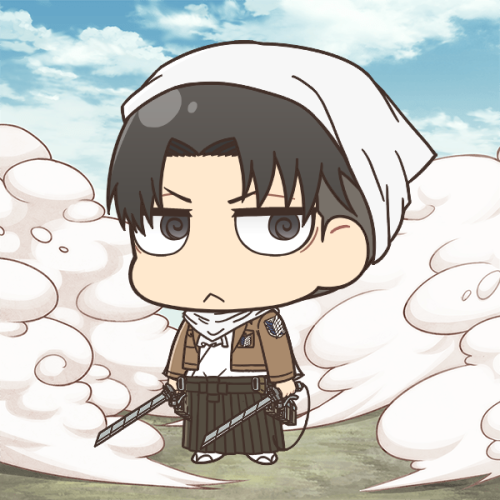 Design your own chimi chara for Shingeki no Kyojin!(These Mikasa & Levi are mine :D)Mingeki now has some fun new activities for all SnK fans! To participate, sign up at the Mingeki.jp site (Click the yellow button to enter and this button on the