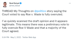 profeminist:Exclusive: Supreme Court has voted to overturn abortion rights, draft