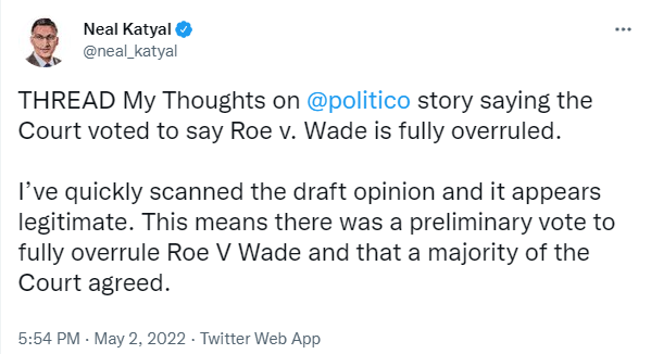 profeminist:Exclusive: Supreme Court has voted to overturn abortion rights, draft