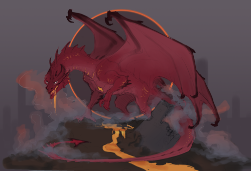 daxtri:of course my first crit role fanart is of thordak. no one’s surprised (early WIP)