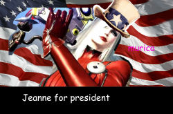 bayonettacrackconfessions:  jeanne for president