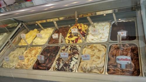 rosieandherramblings:  begmetocome:  Feeling hungry ?!!? Do you want some Gelato ?!   Yes! Yes I do! What do you have with hazelnuts?  ahahah i have  Nocciola ( it’s the italian for Hazelnut , and btw one of my favorite with Pistacchio ) , and another
