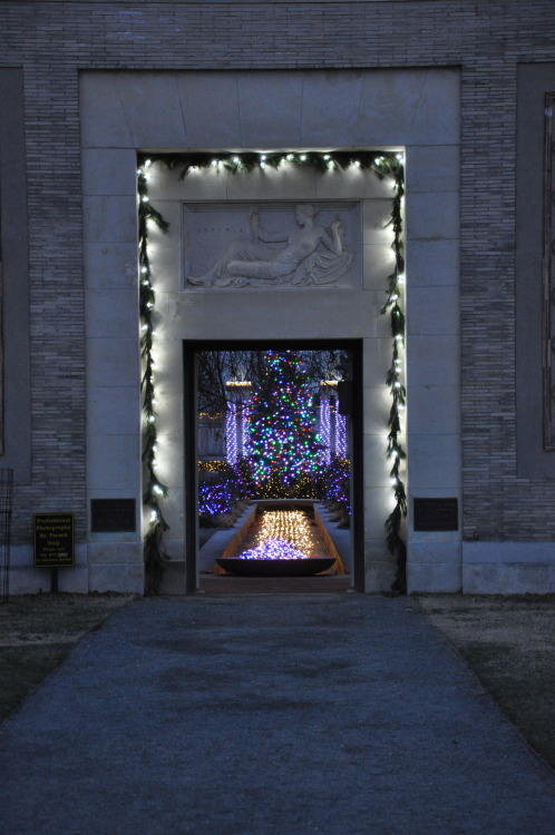 2016 Year in ReviewJewel-like lights seen through the gate to the Walled Garden during the 2016 Gran