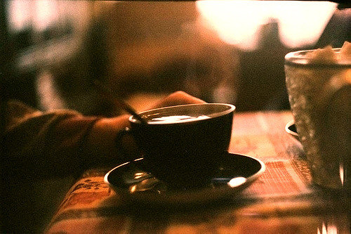 French vintage coffee mug