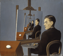 konczakowski:  La Clairvoyance (1936) - René Magritte. 