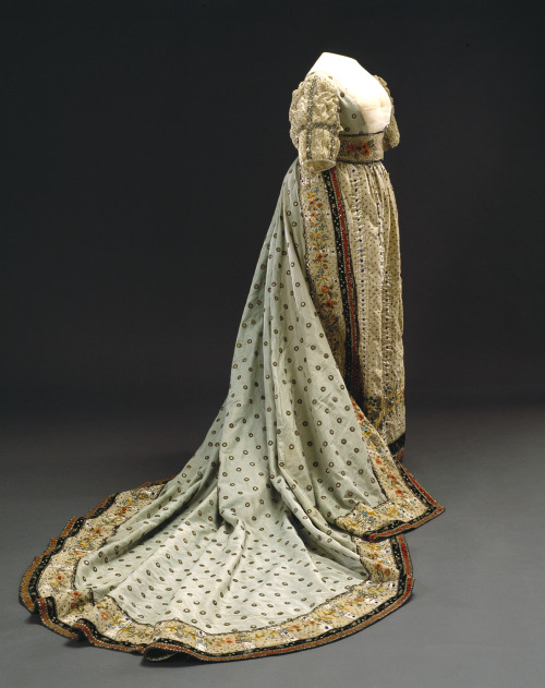 Court dress of Princess Sophia Albertina of Sweden,  c. 1809